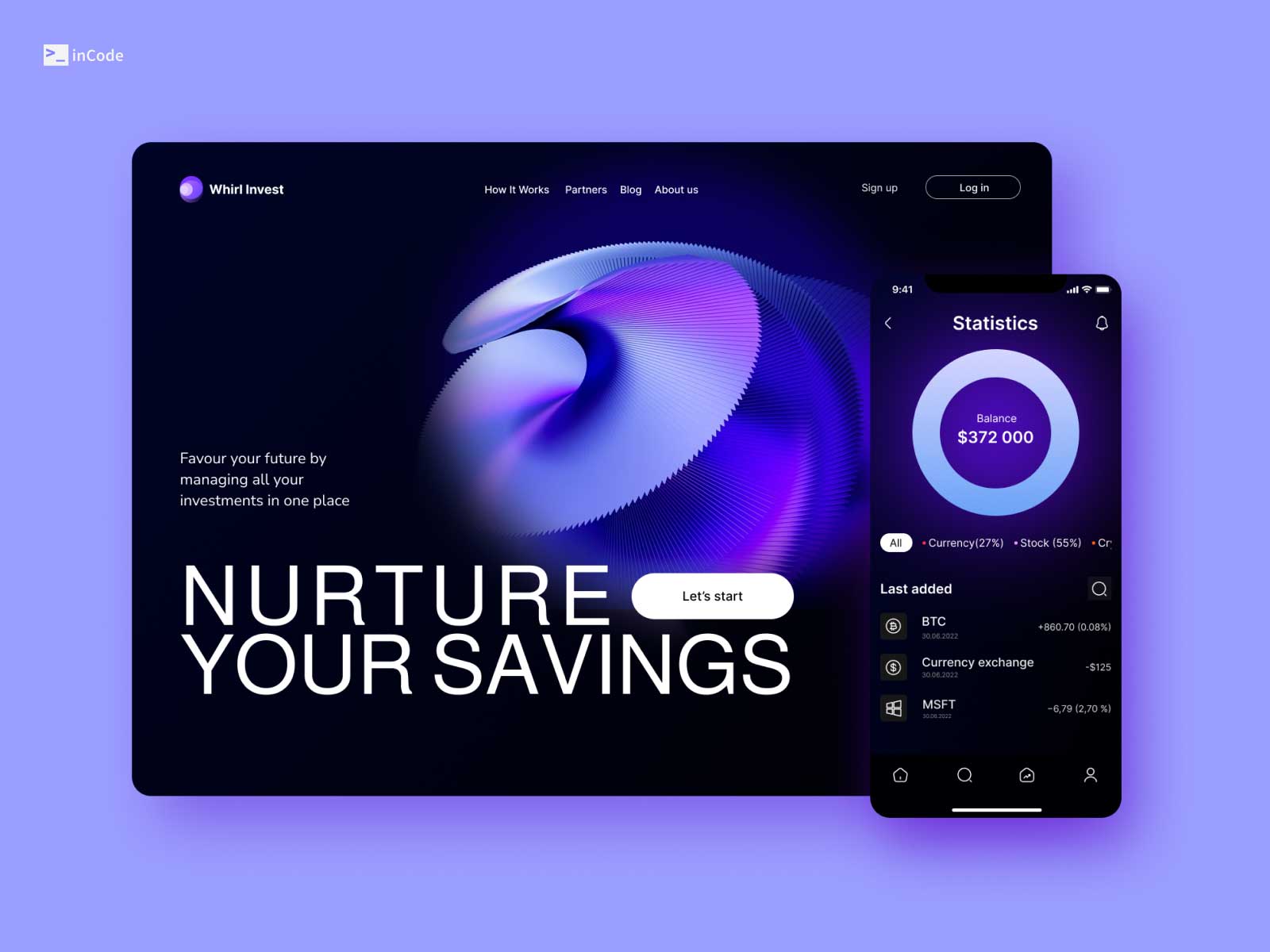 Trading Dashboard for Investments Fintech Start-Up Project